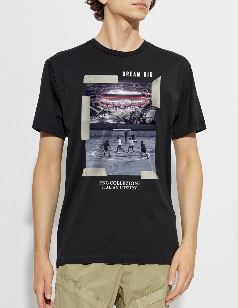 Playera Dream Big cuello redondo para hombre