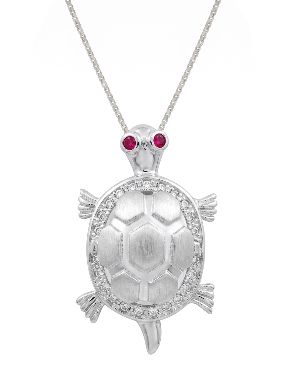 Gargantilla de tortuga de plata P 925