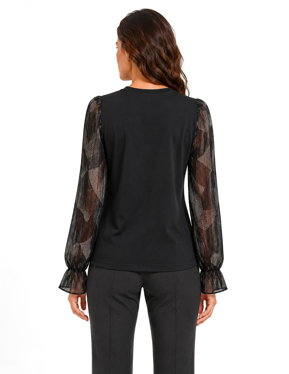 Blusa manga larga para mujer 3