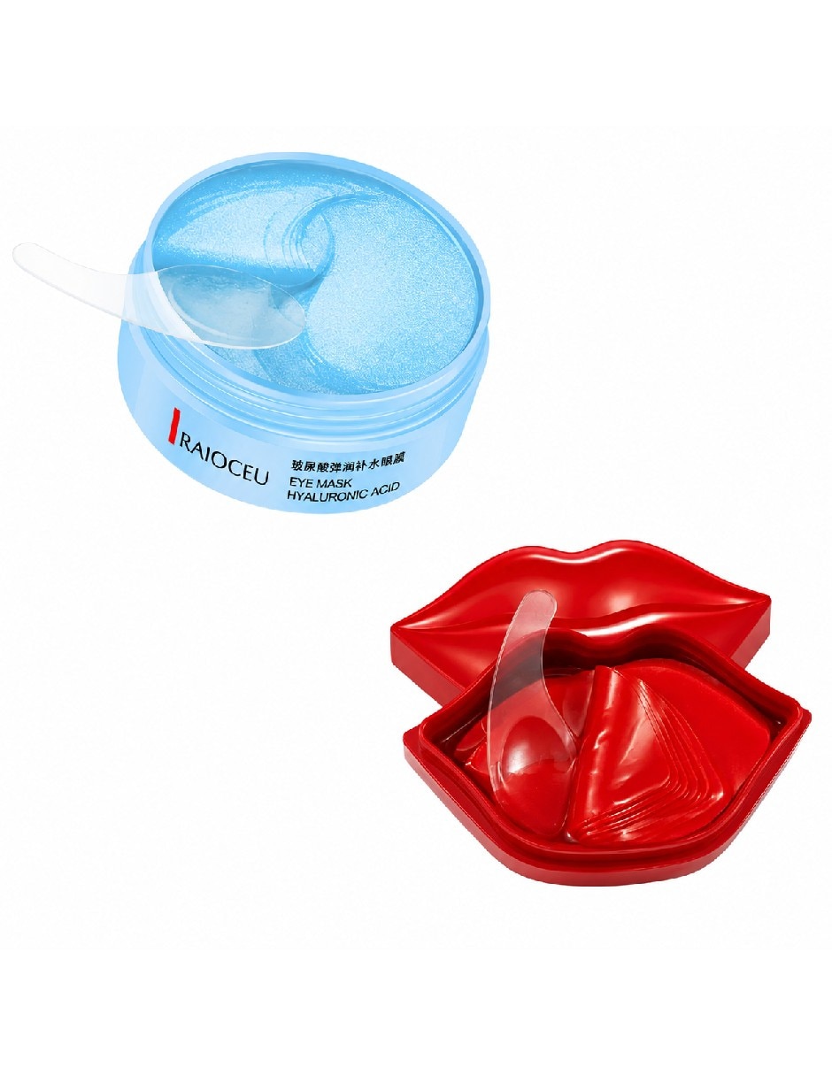 Set de parches de hidrogel para ojos y labios