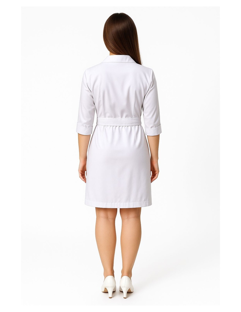 Vestido a la rodilla formal para mujer 8