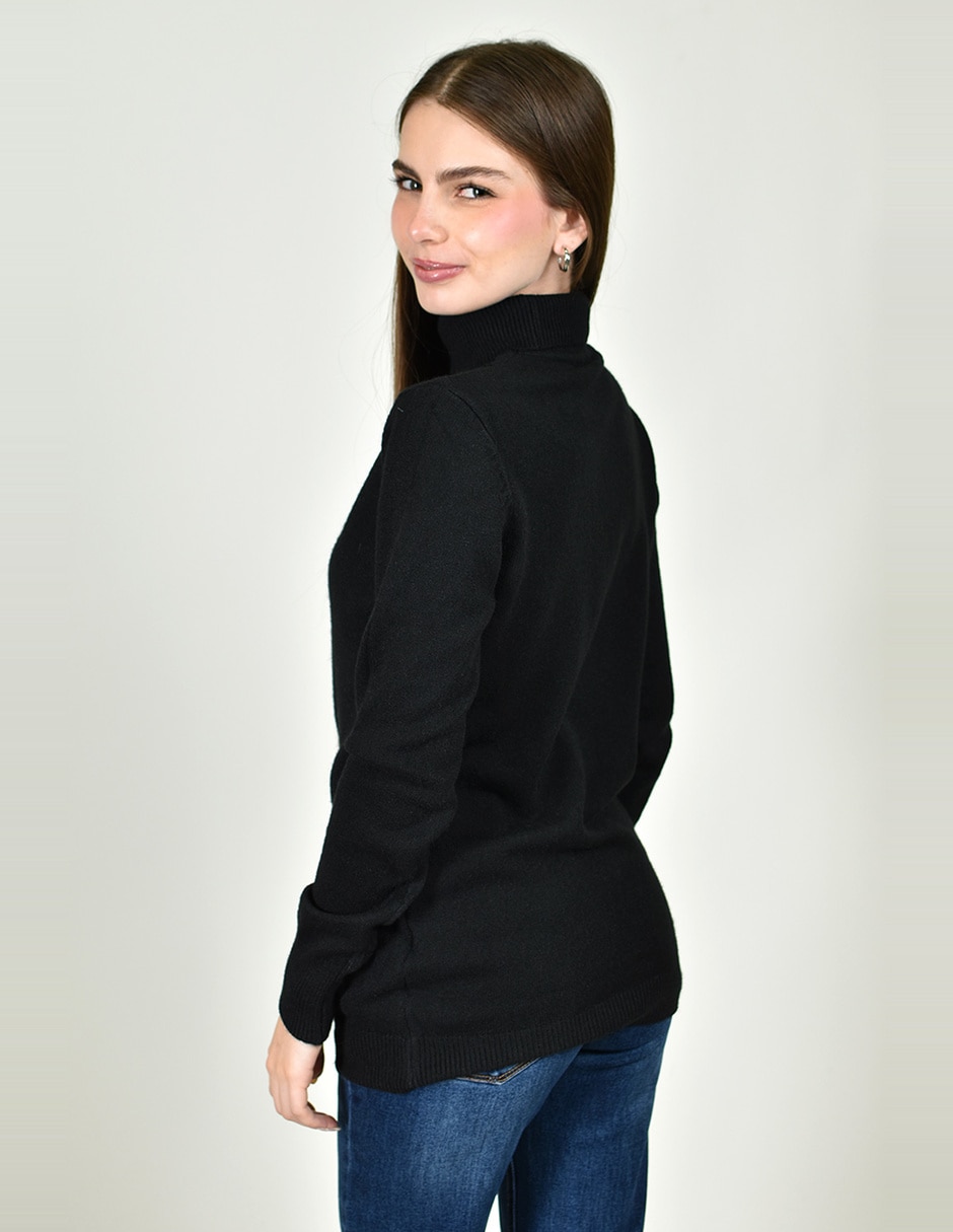 Suéter cuello alto para mujer 5