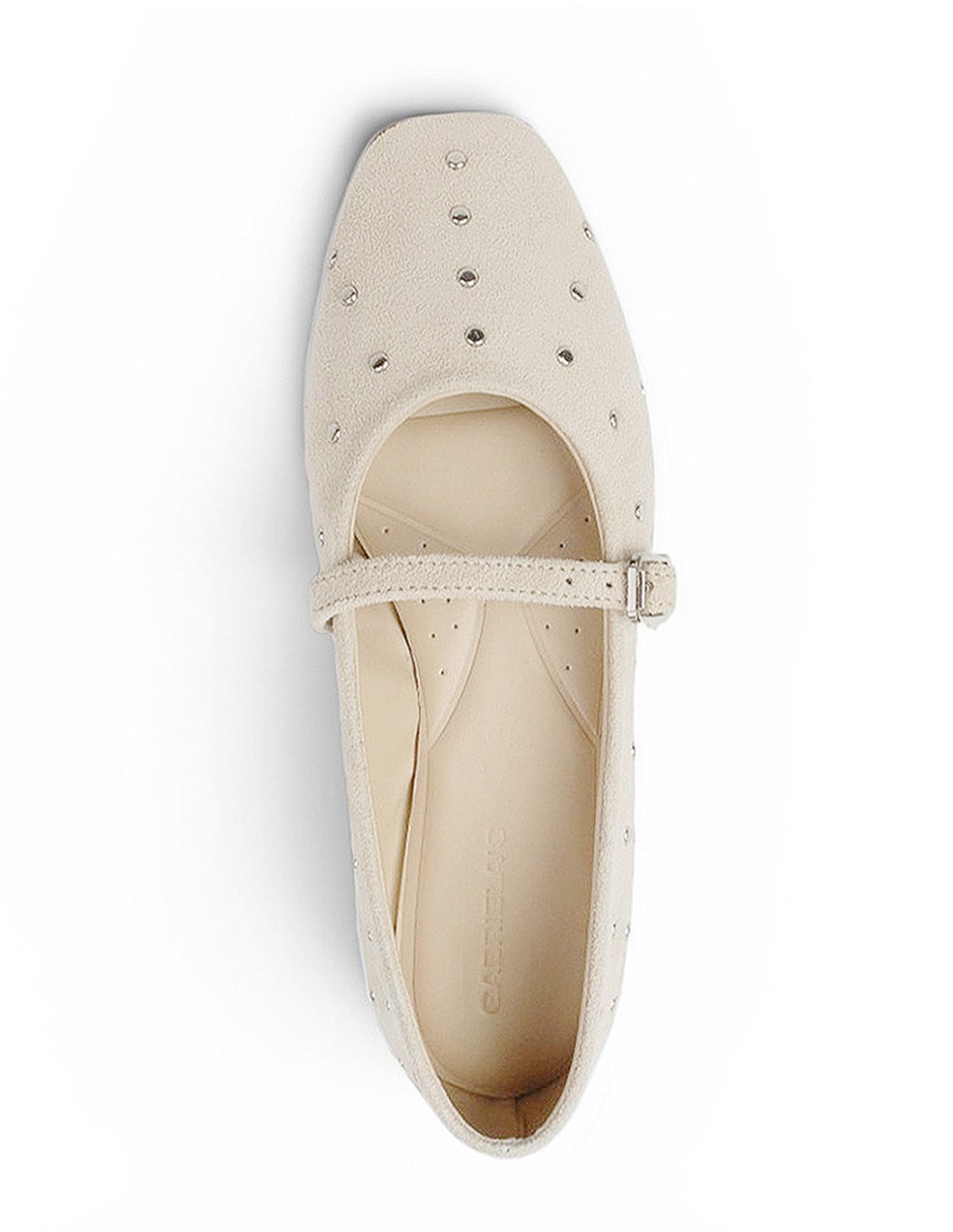 Balerina 810-E-475-B de Gamuza para mujer 5