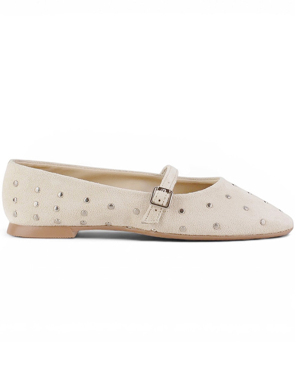 Balerina 810-E-475-B de Gamuza para mujer 6