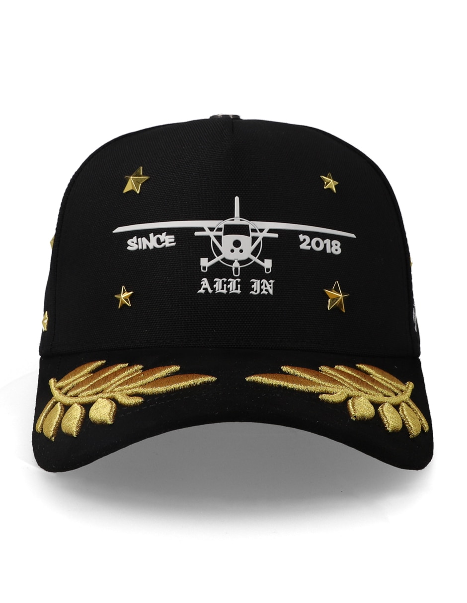 Gorra visera curva snapback para Ninguna Gorra All In Airborne Negra Unitalla No aplica Sin equipo para Unisex