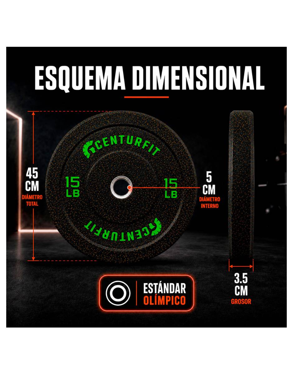 Disco Centurfit de entrenamiento