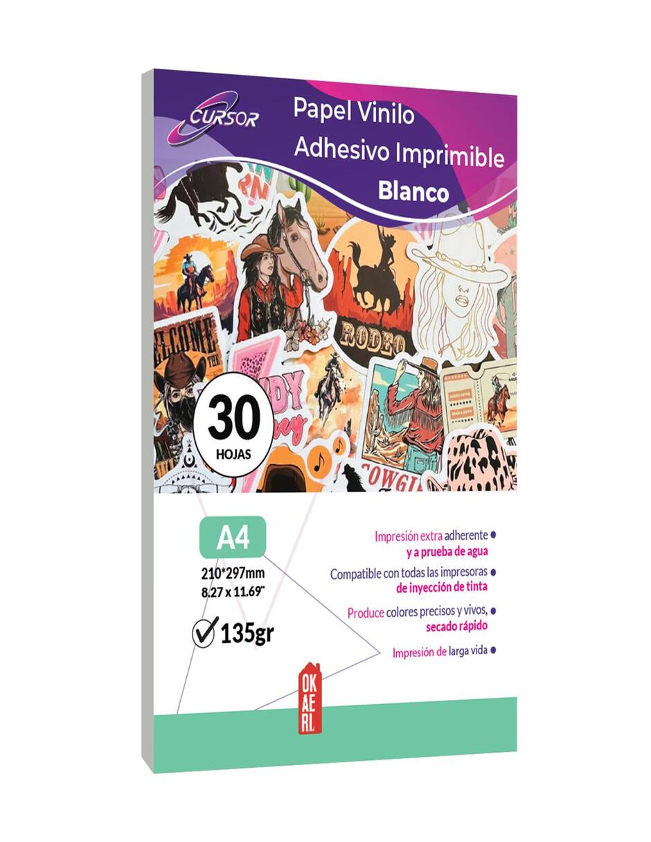 Vinil autoadherible para tintas pigmentadas y dye Vinil autoadherible para tintas pigmentadas y dye