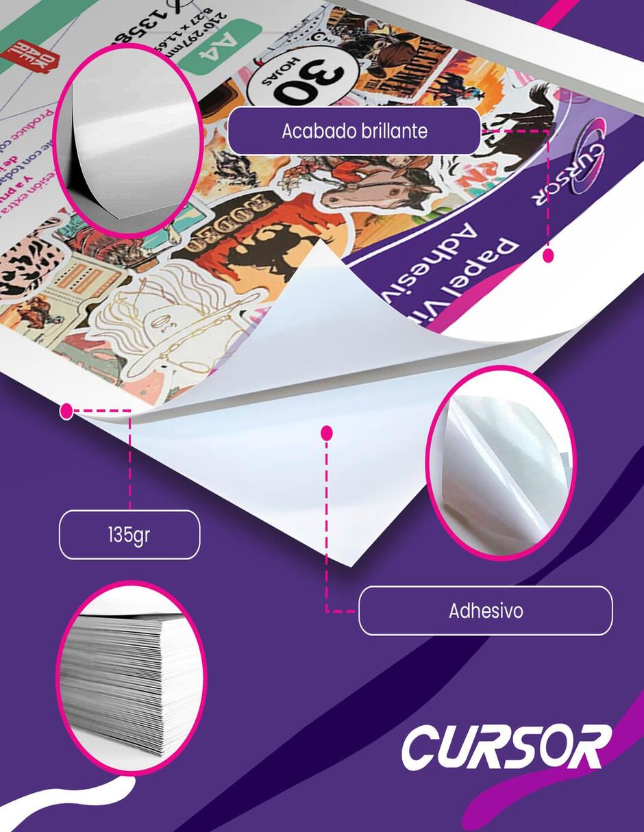 Vinil autoadherible para tintas pigmentadas y dye 4