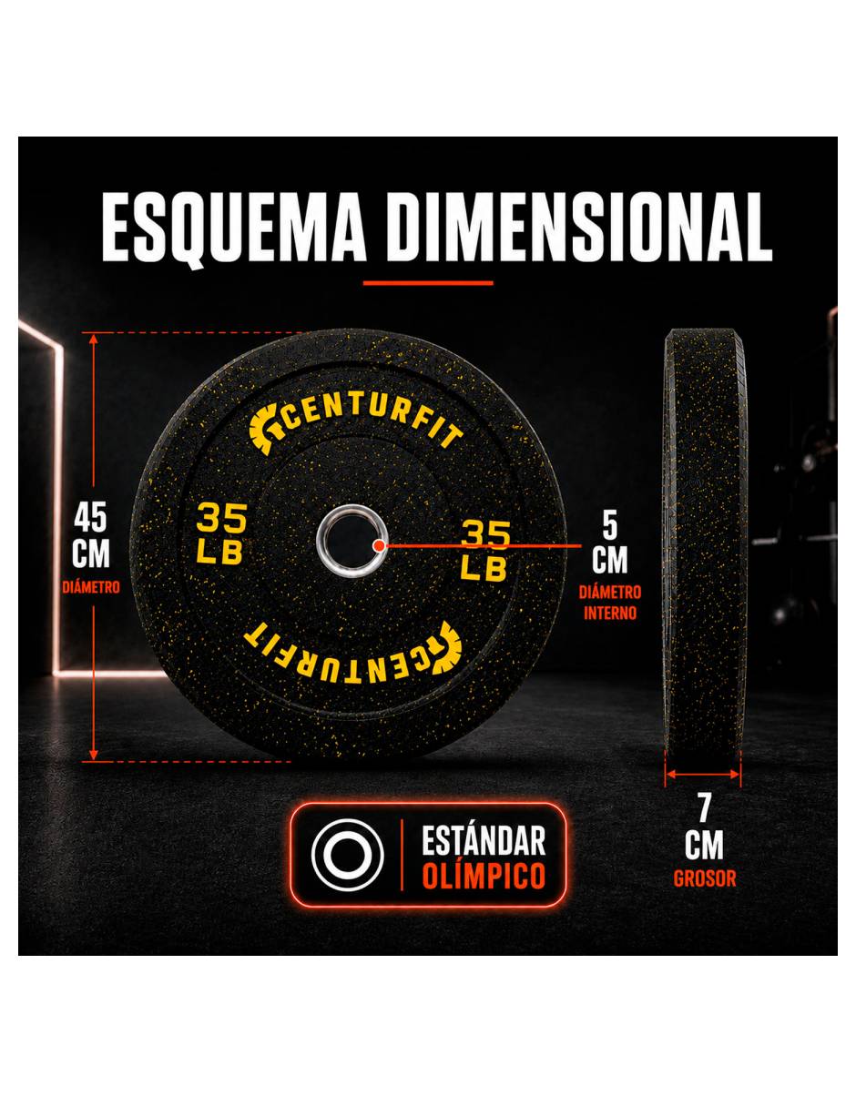 Disco Centurfit de entrenamiento
