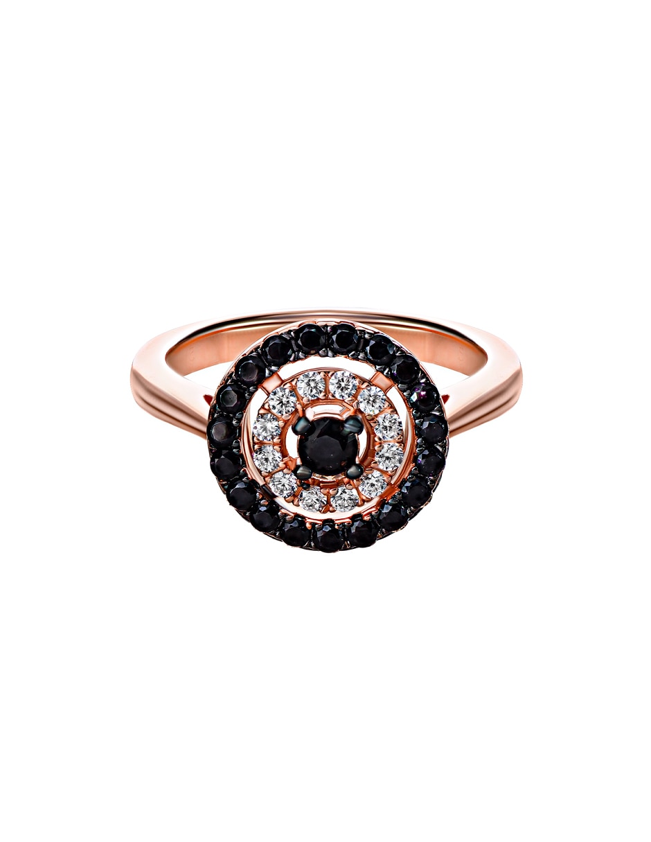 Anillo P 925 de plata zirconia pavé