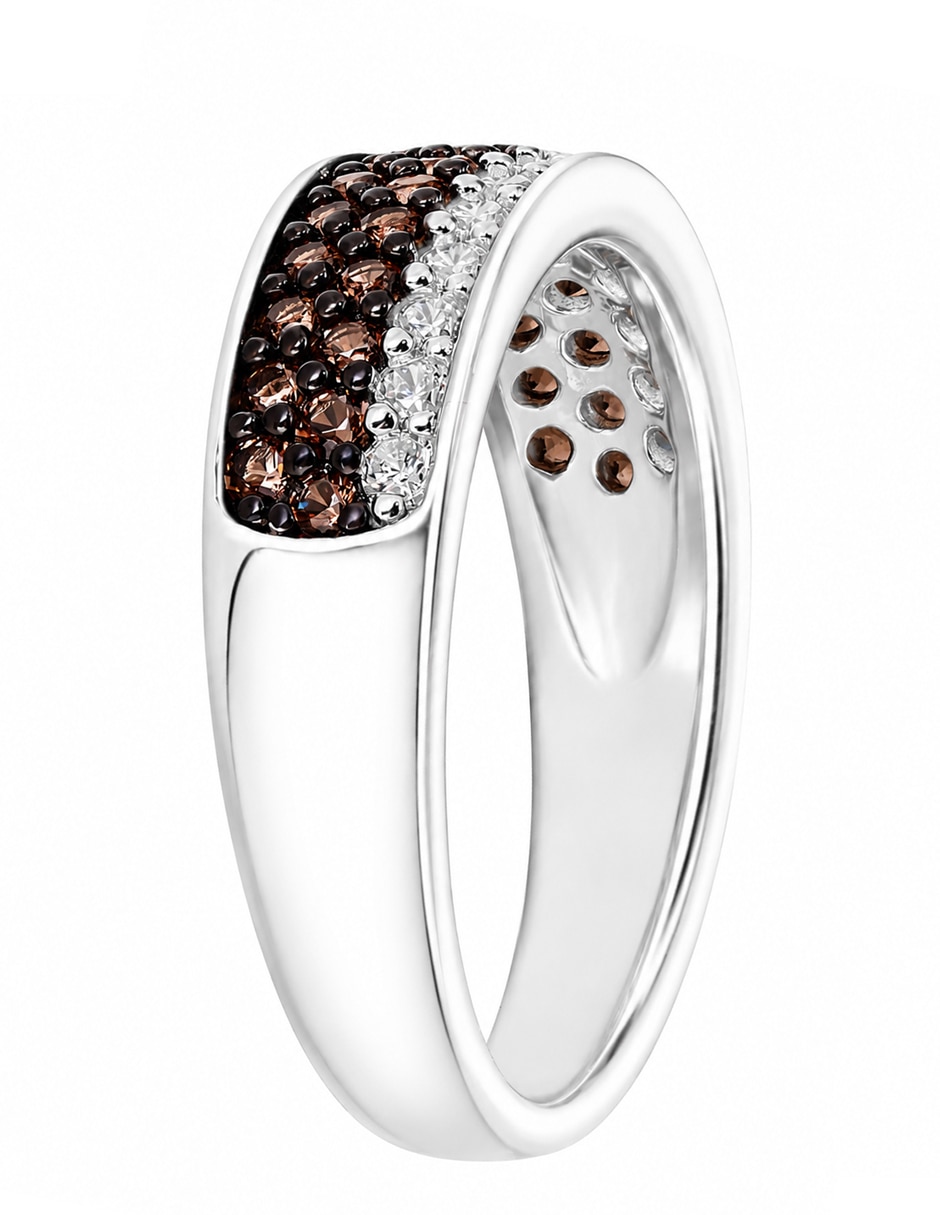Anillo P 925 de plata zirconia pavé 5