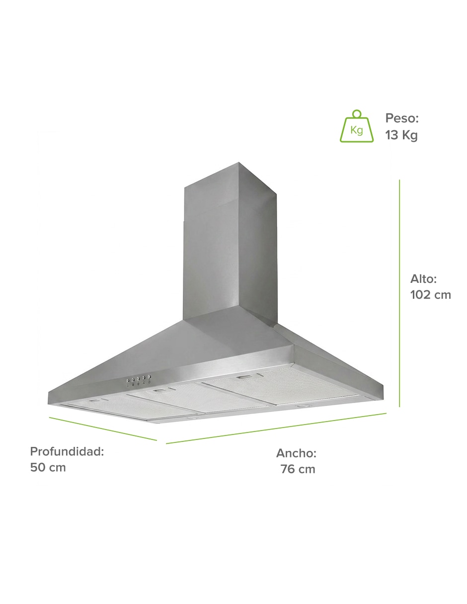 Campana de pared CEP76 de acero inoxidable 5