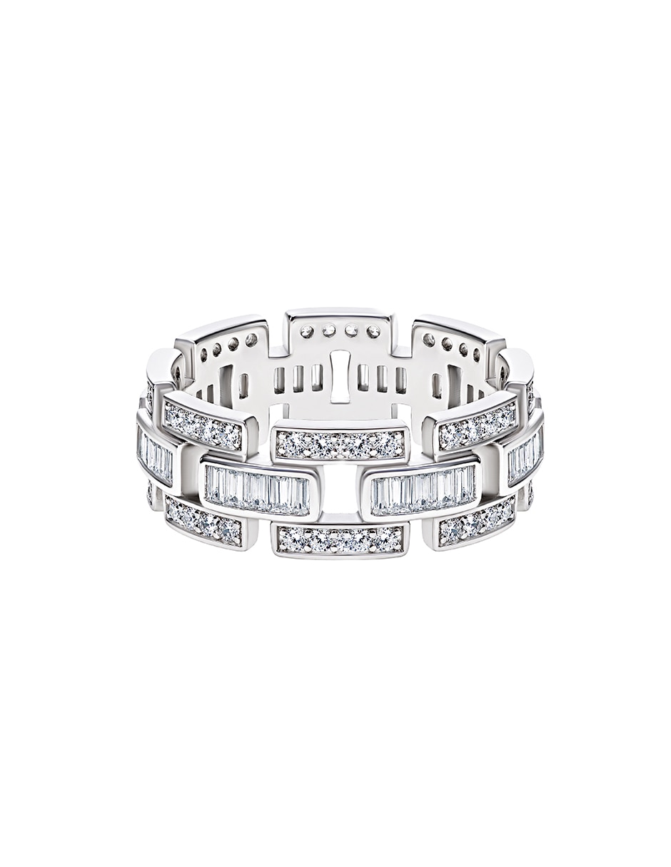Anillo P 925 de plata zirconia brillante Anillo P 925 de plata zirconia brillante