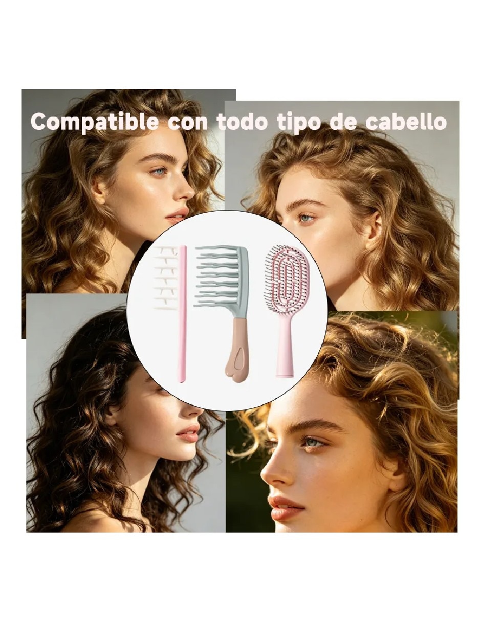 Set cepillo para cabello 4