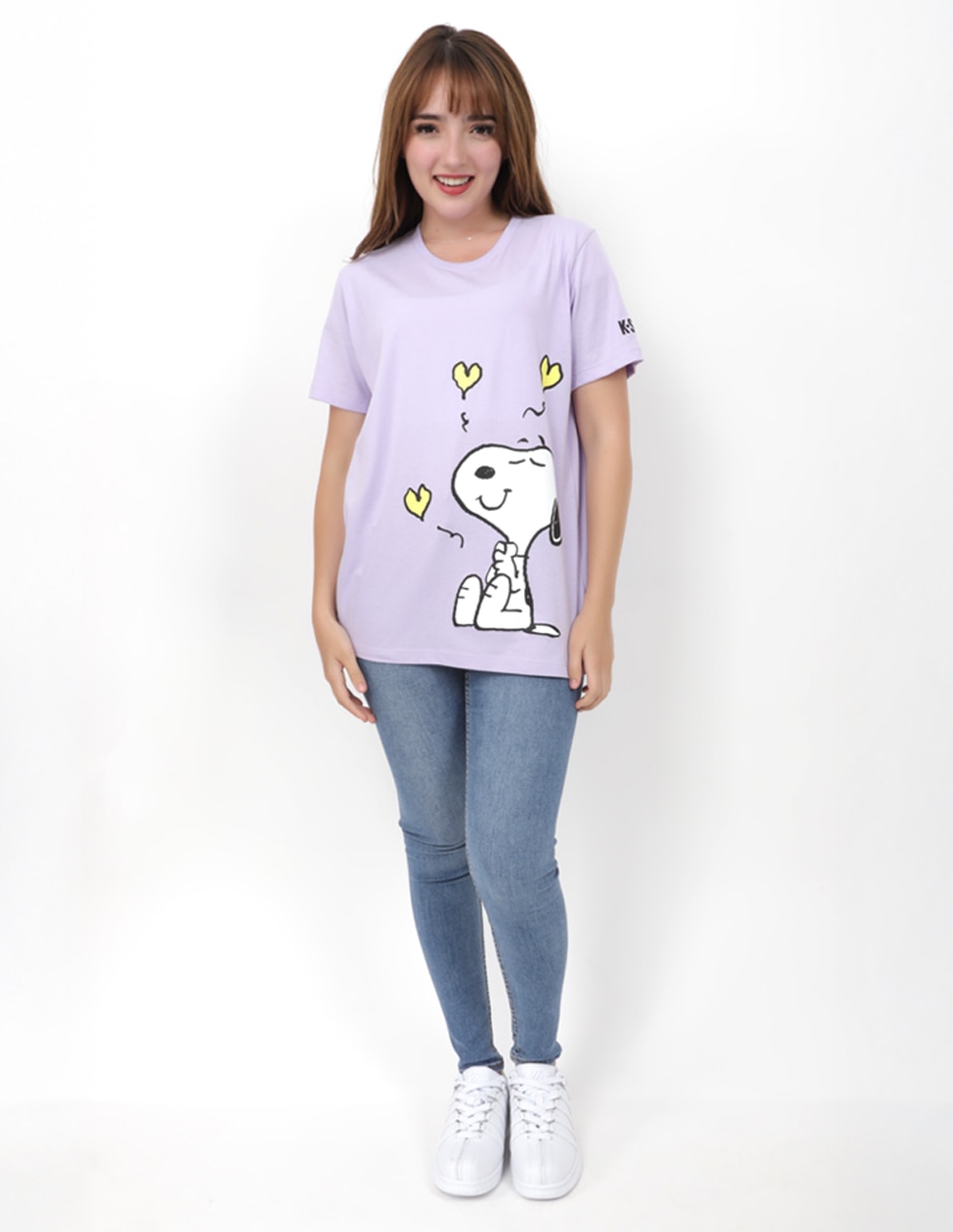 Playera manga corta k-swiss melis cuello redondo para mujer
