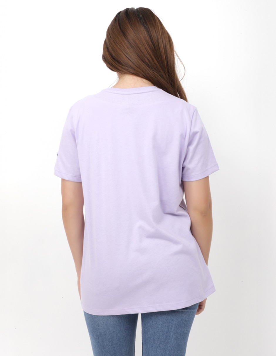Playera manga corta k-swiss melis cuello redondo para mujer