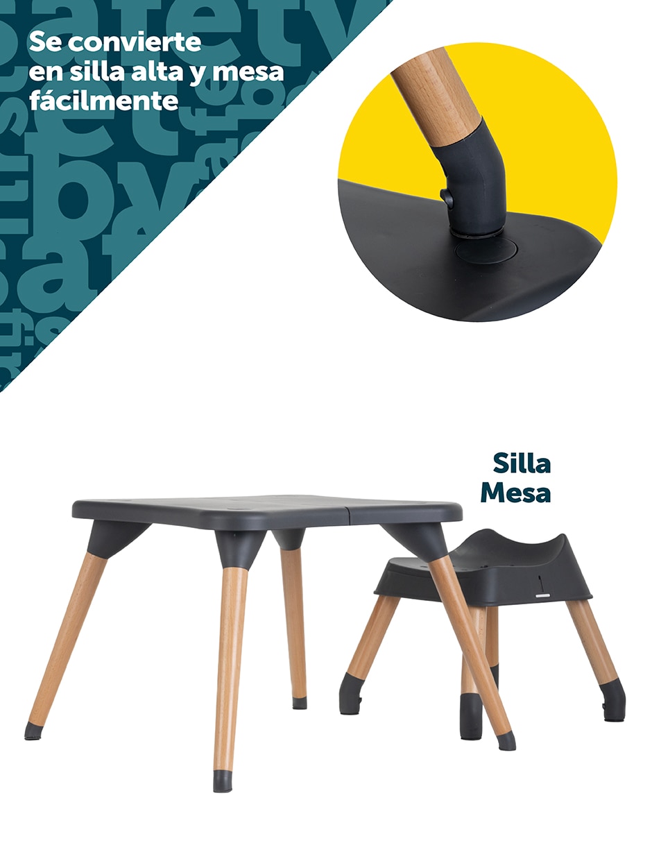 Silla alta Change & Eat 3