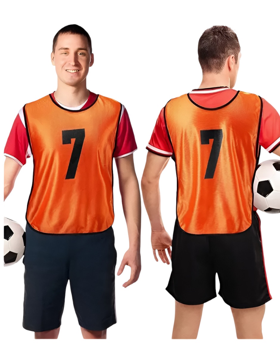 Set chaleco deportivo para fútbol unisex 3