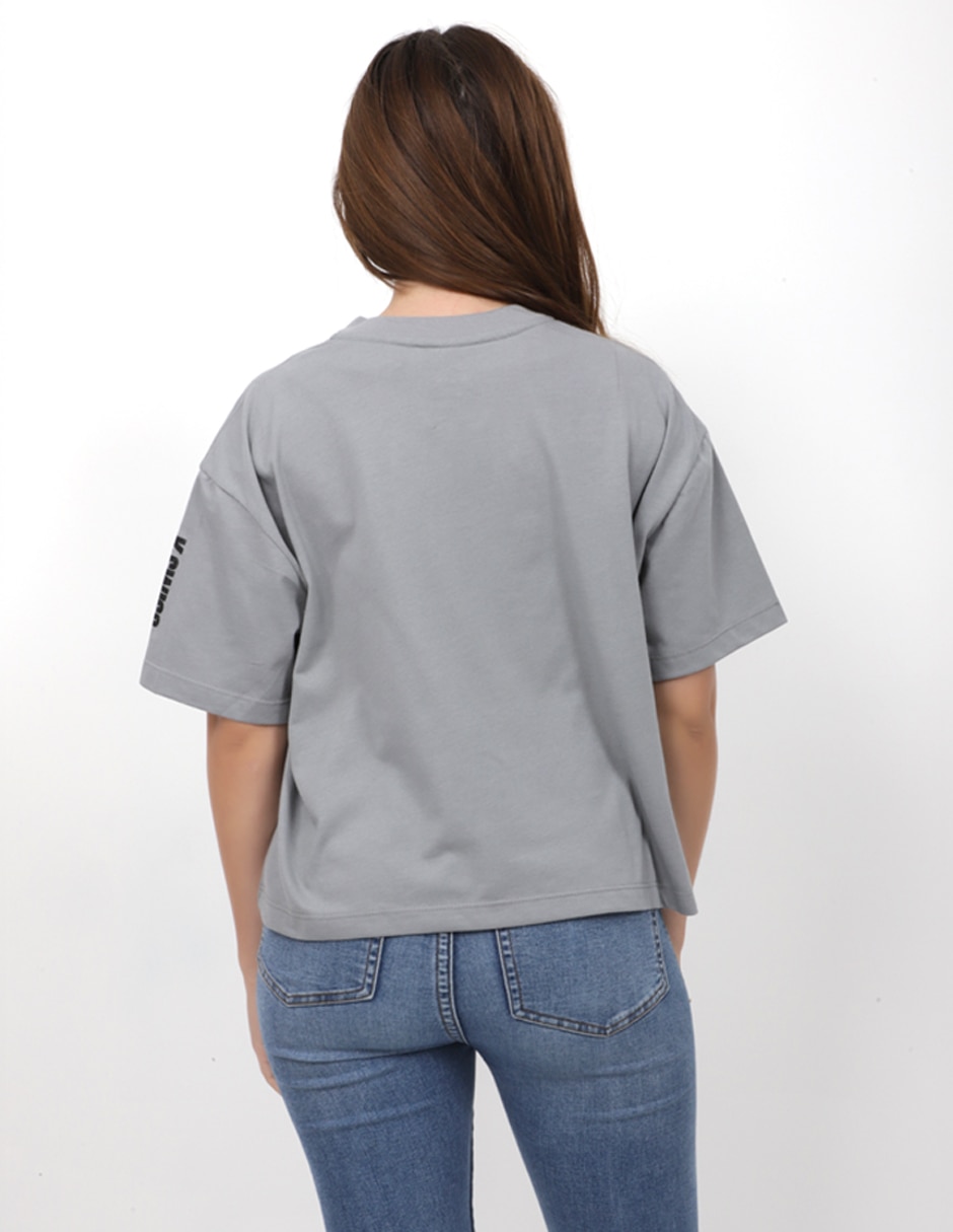 Playera manga Corta K-Swiss Stel cuello redondo para mujer