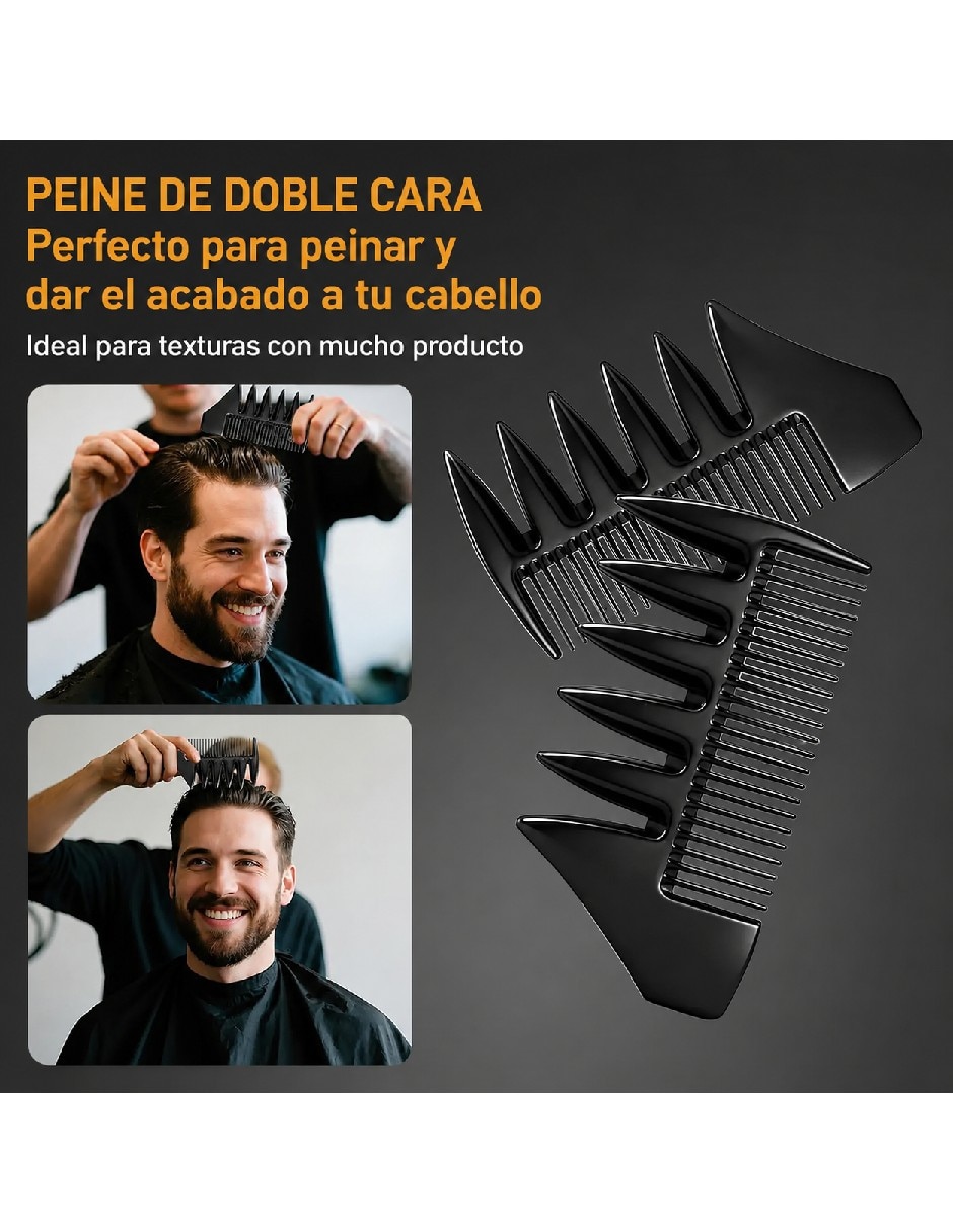 Juego de peines de plástico 4