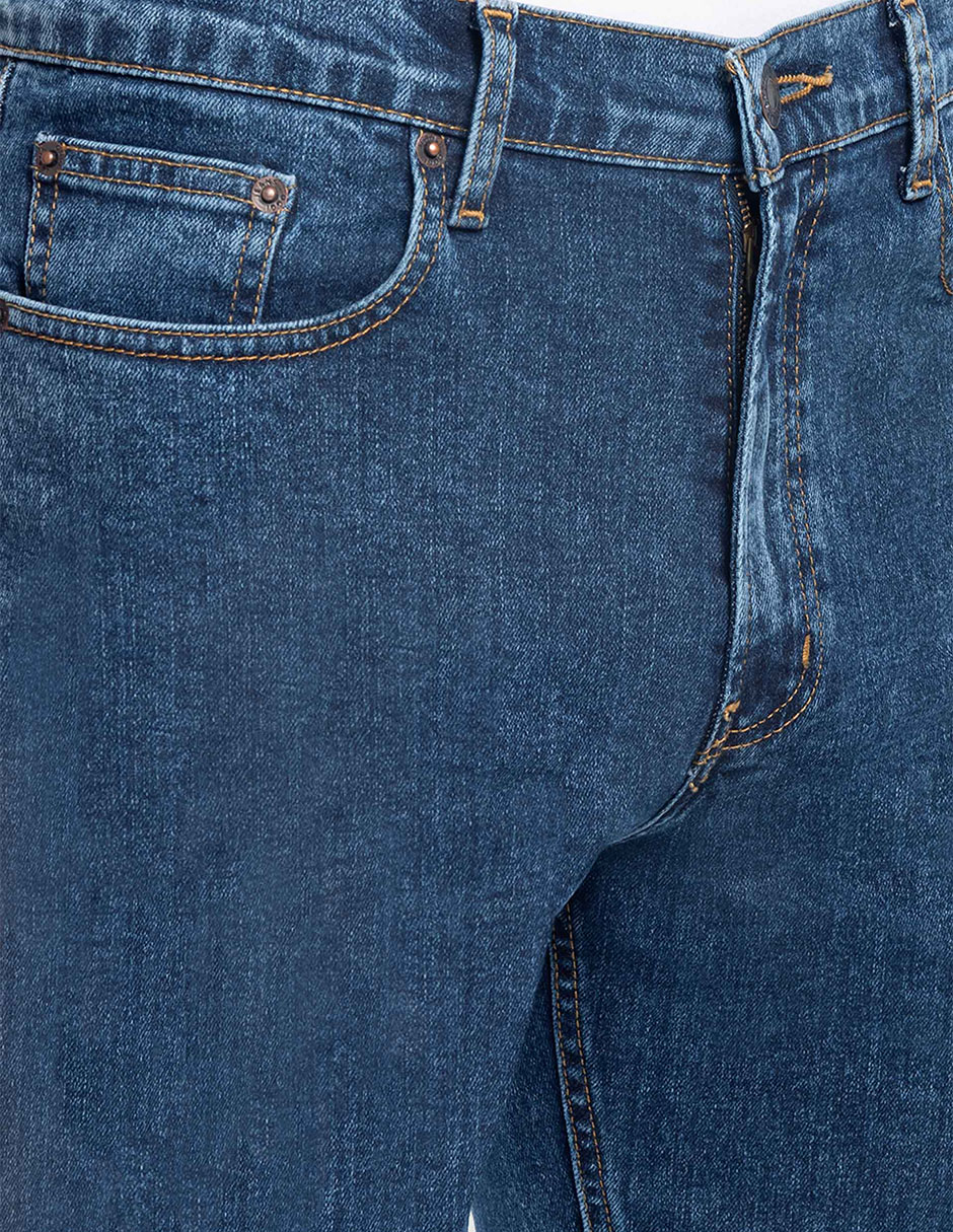Jeans recto Moda Oggi Power Straight lavado medio para hombre 3