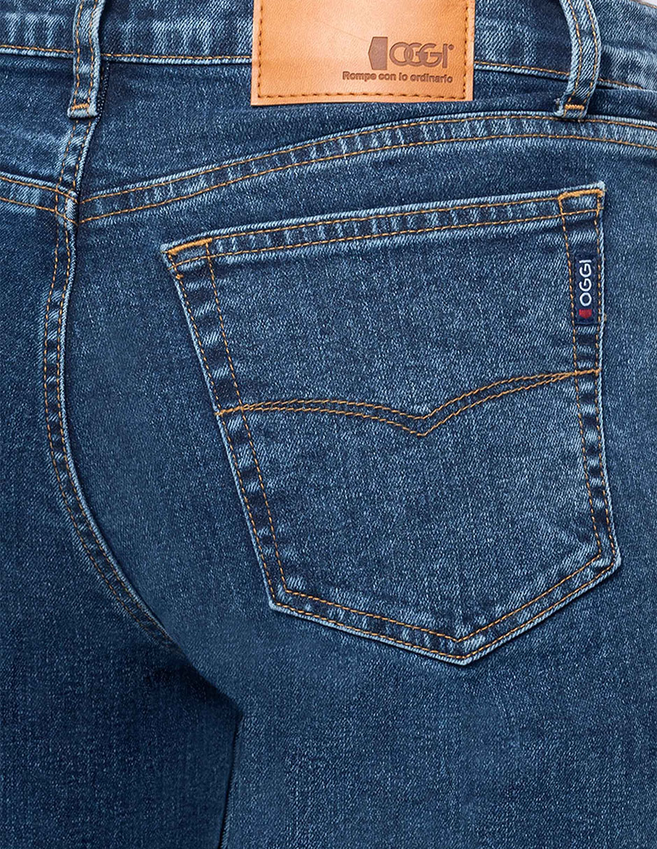 Jeans recto Moda Oggi Power Straight lavado medio para hombre 4