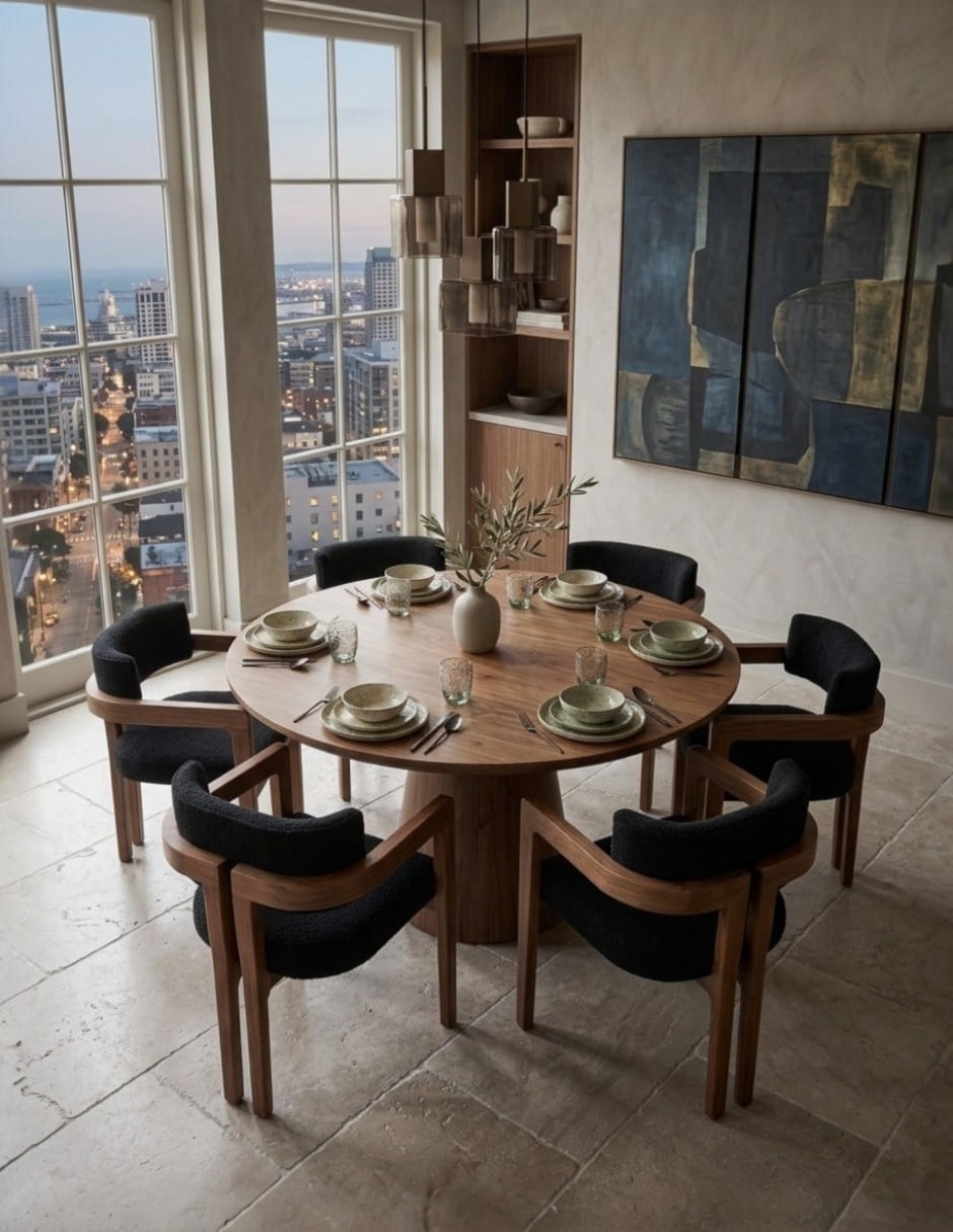 Comedor Ansoal para 6 personas de madera