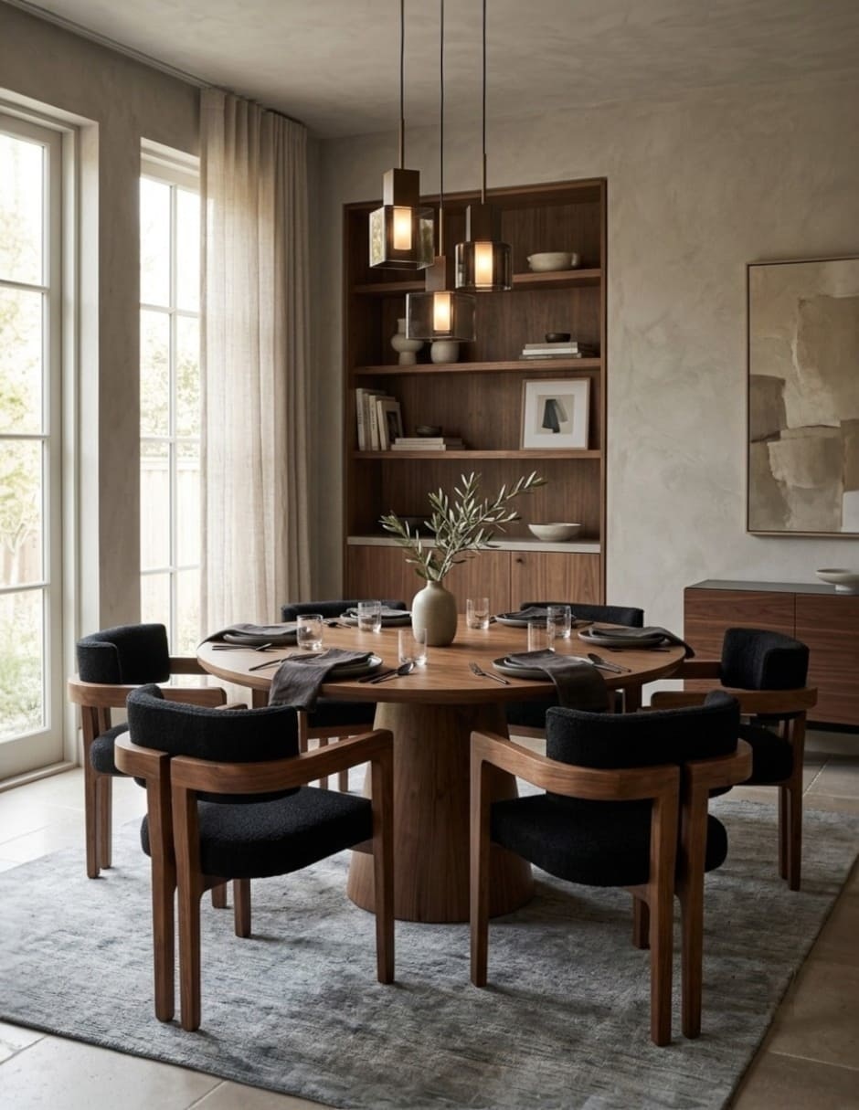 Comedor Ansoal para 6 personas de madera