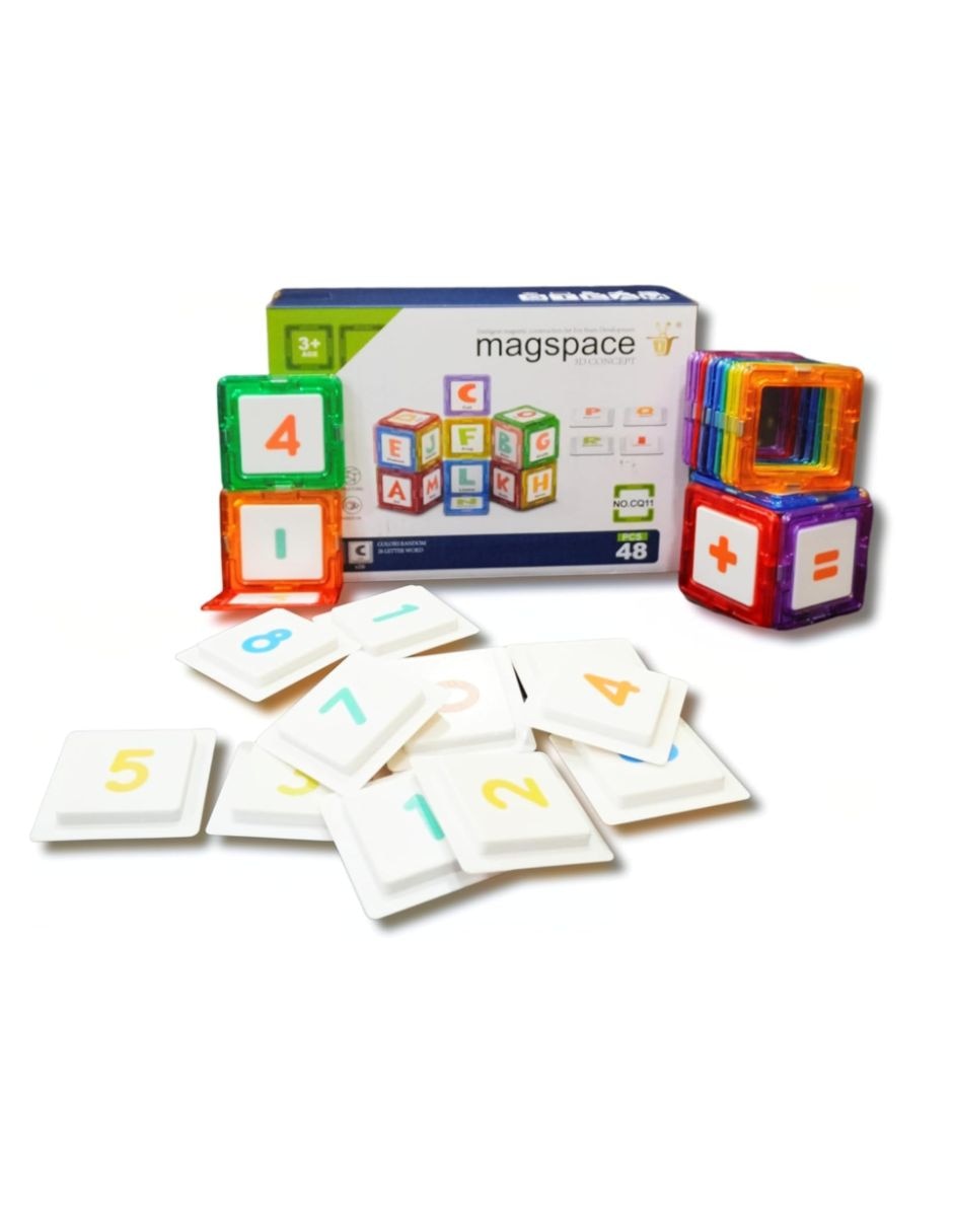 Calmito Bloques Magnéticos de Construcción juego didáctico unisex