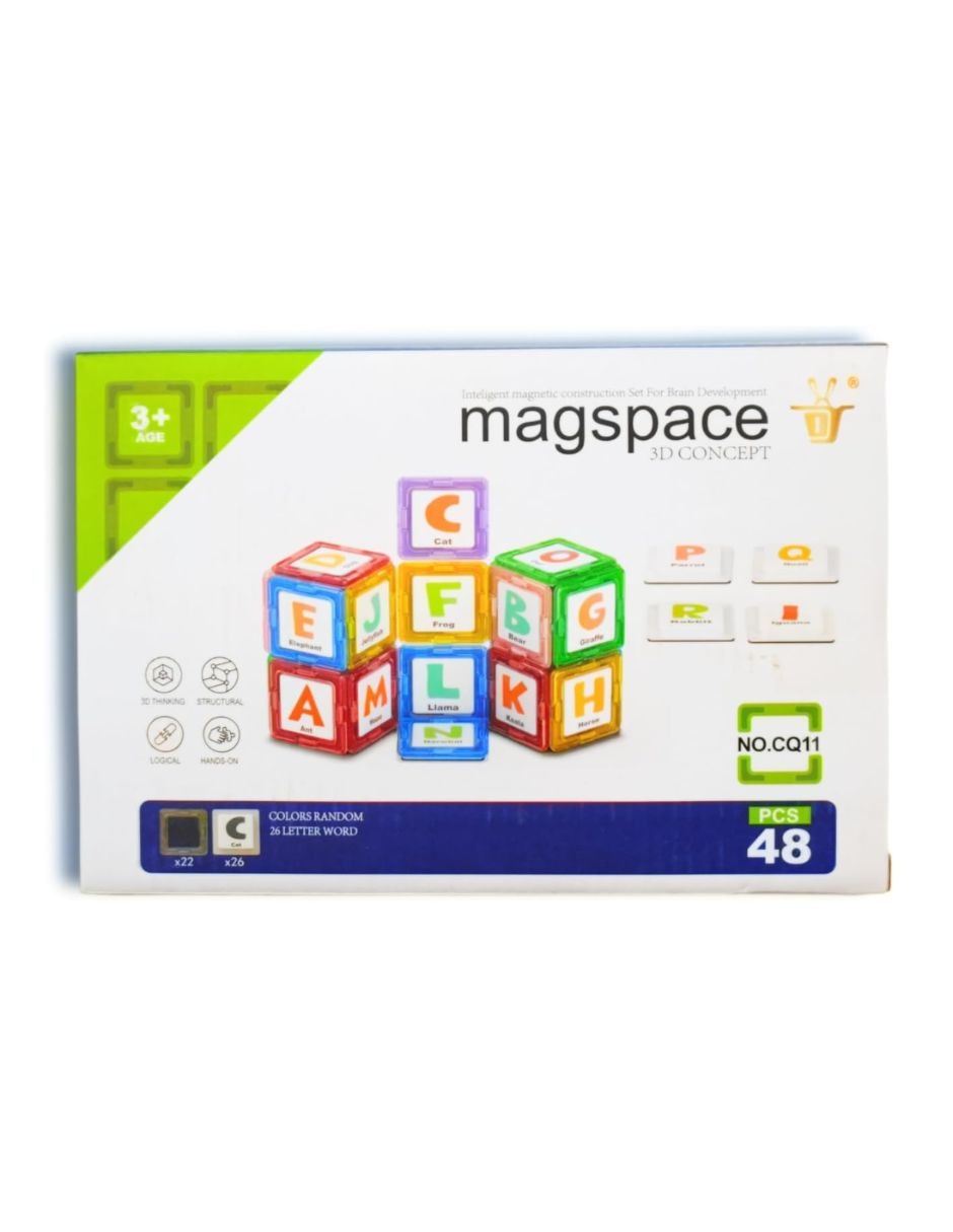 Calmito Bloques Magnéticos de Construcción juego didáctico unisex 2