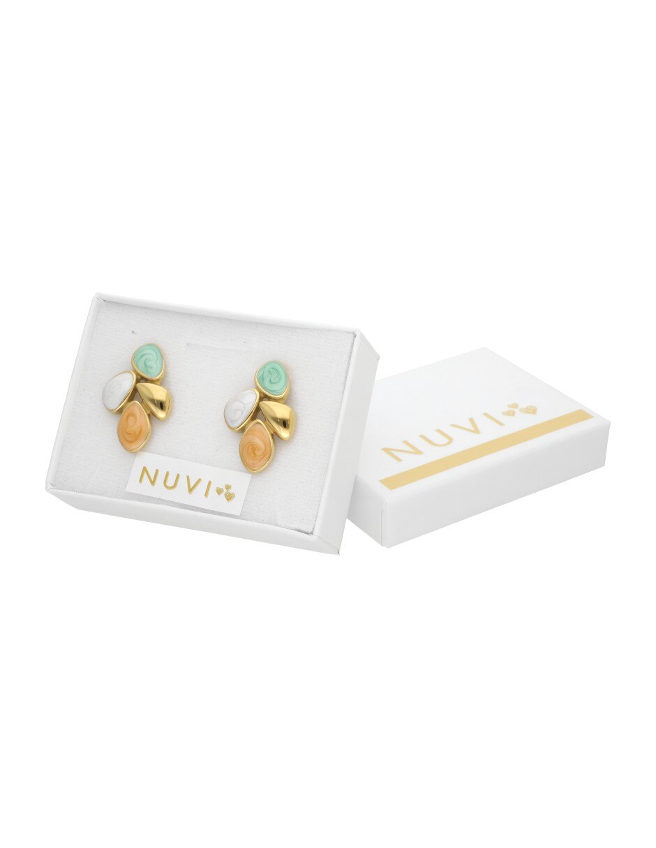 Aretes con acabado brillante 3
