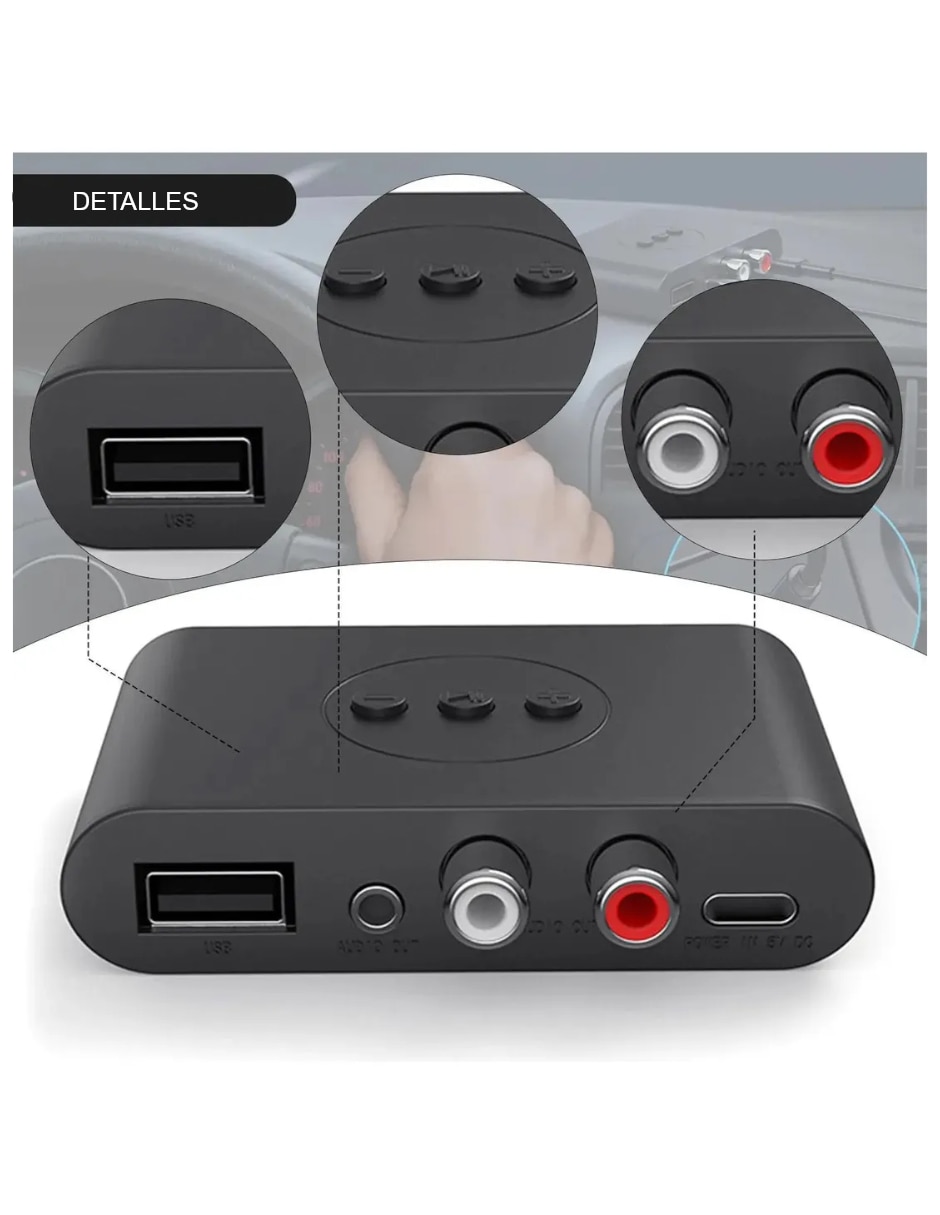Adaptador USB a bluetooth Genérica