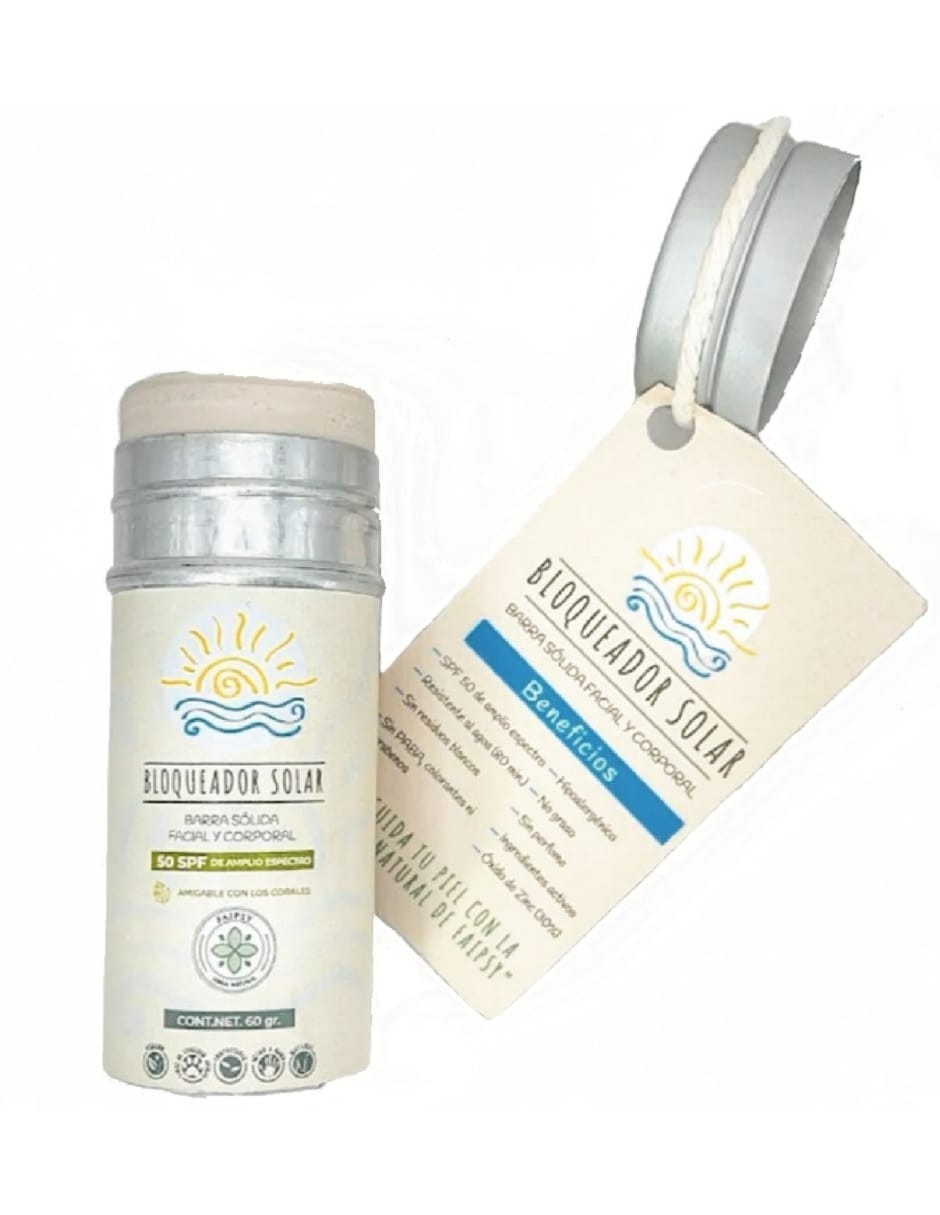Bloqueador solar FPS 50+ Faipsy Vibra Natural 60 g 2