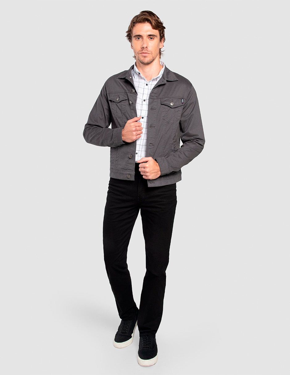 Pantalón business casual straight Oggi Jeans Moda de Gabardina para hombre