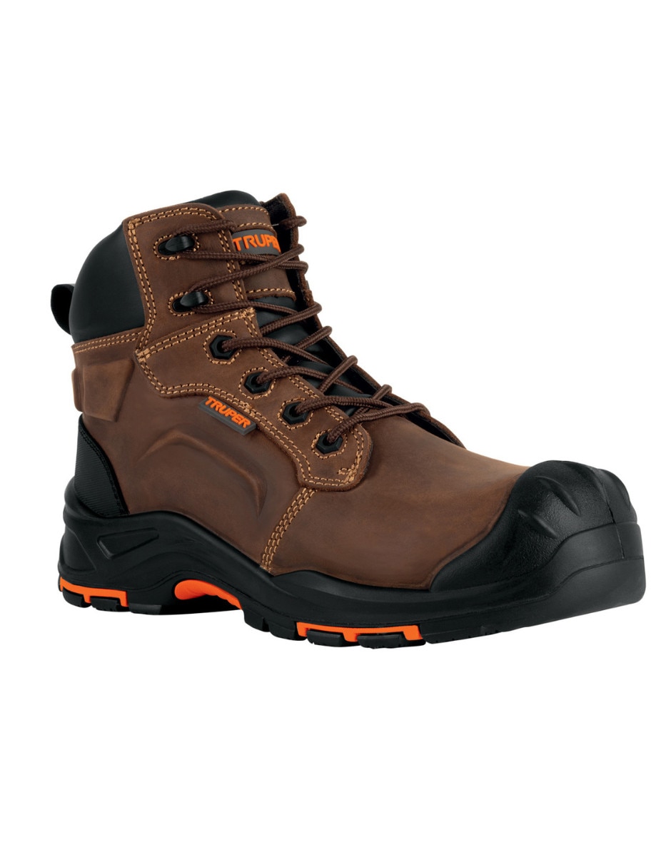 Zapatos de seguridad truper de cuero y piel