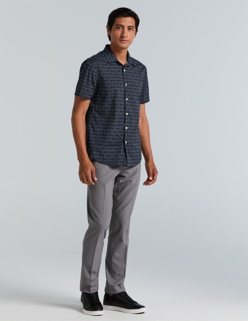 Camisa casual manga corta para hombre 2
