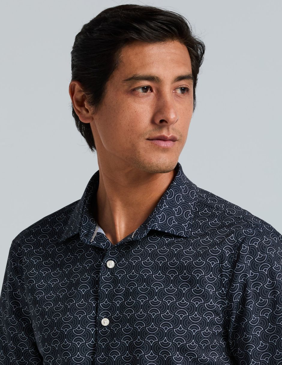 Camisa casual manga corta para hombre 3