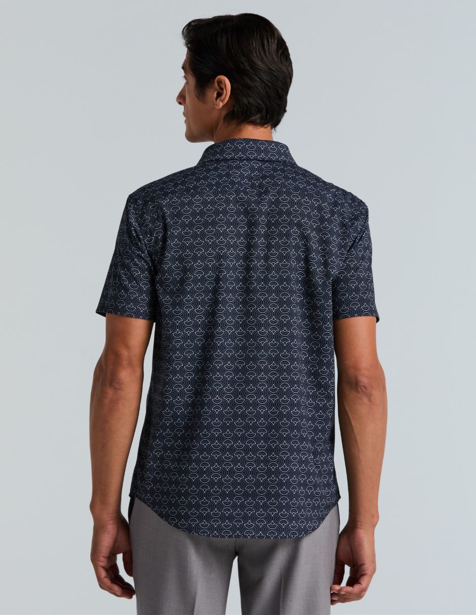 Camisa casual manga corta para hombre 4
