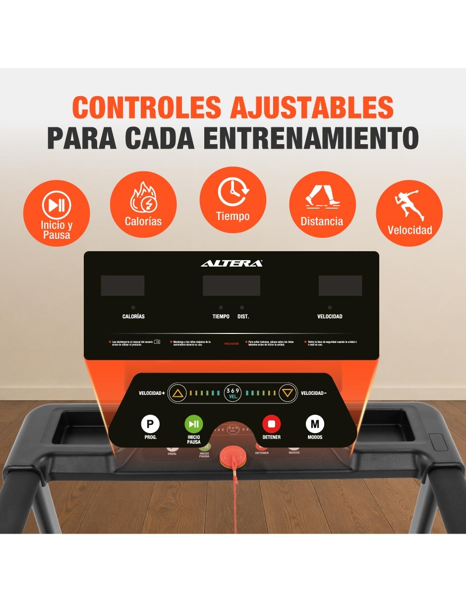Caminadora semiprofesional Road plegable 5