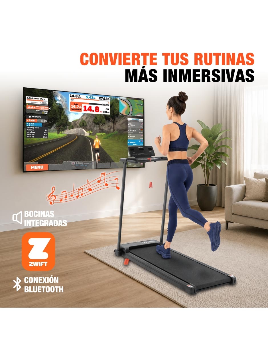 Caminadora semiprofesional Road plegable 9