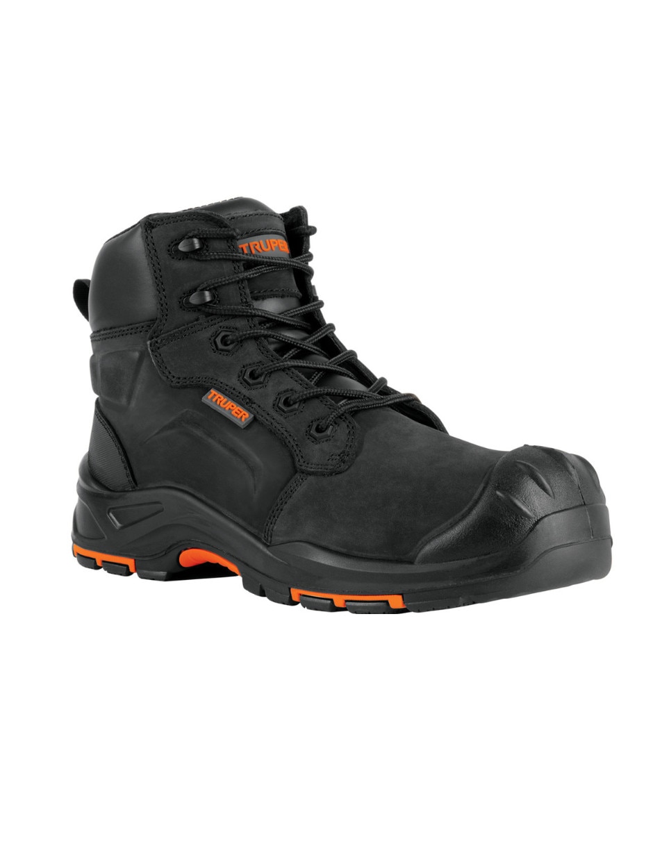 Bota industrial truper de cuero y piel
