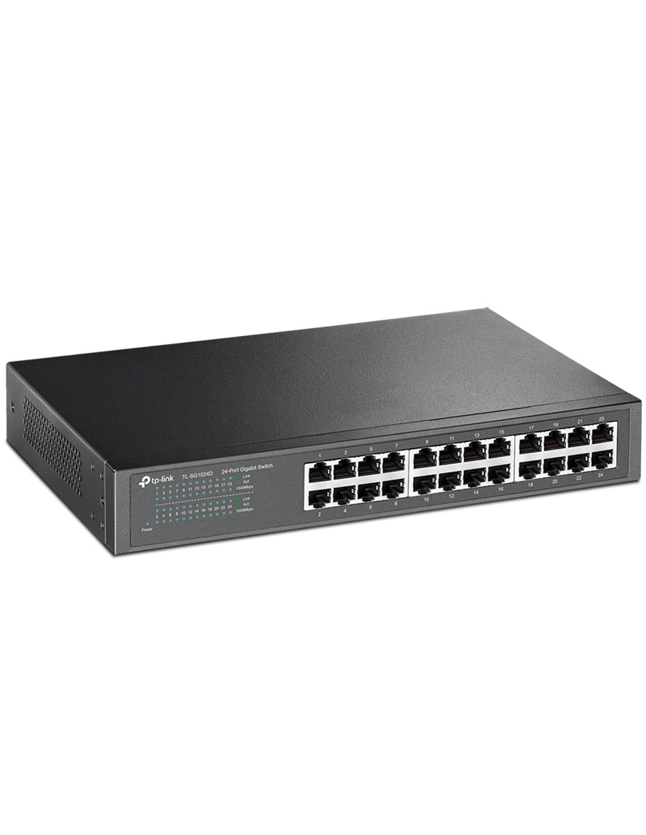 Conmutador ethernet alámbrica Tp Link Tl-sg1024d V 1