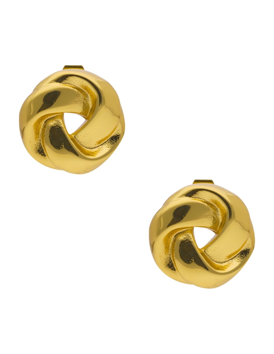 Aretes cortos con acabado brillante Aretes cortos con acabado brillante