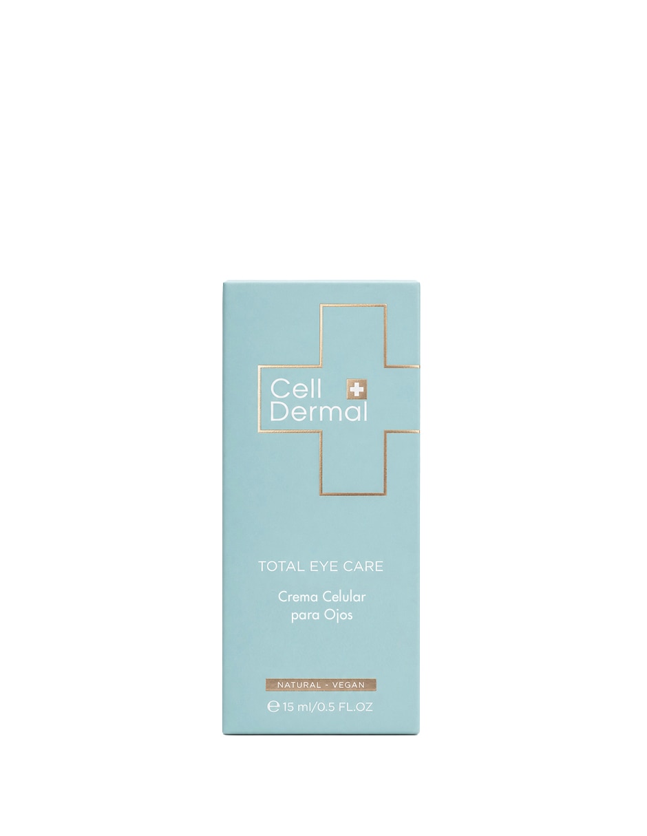 Crema para contorno de ojos recomendada para prevenir signos de la edad celldermal cellular anti-age eye cream para todo tipo de piel