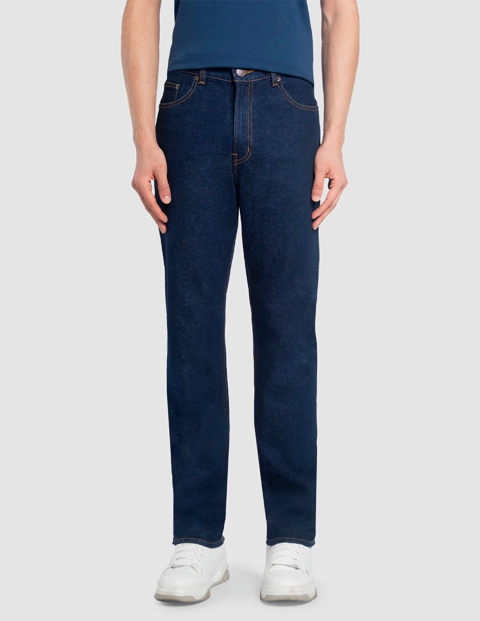 Jeans straight lavado medio para hombre Jeans straight lavado medio para hombre