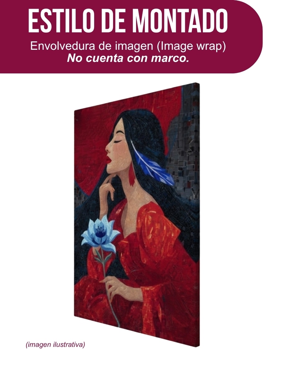Cuadro decorativo Genérica Carmin