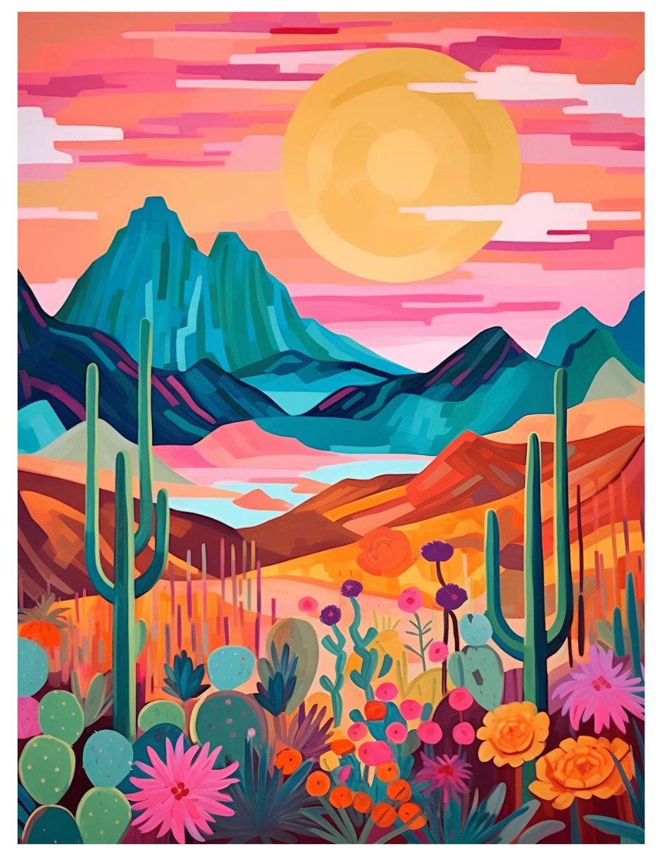 Cuadro decorativo Desierto