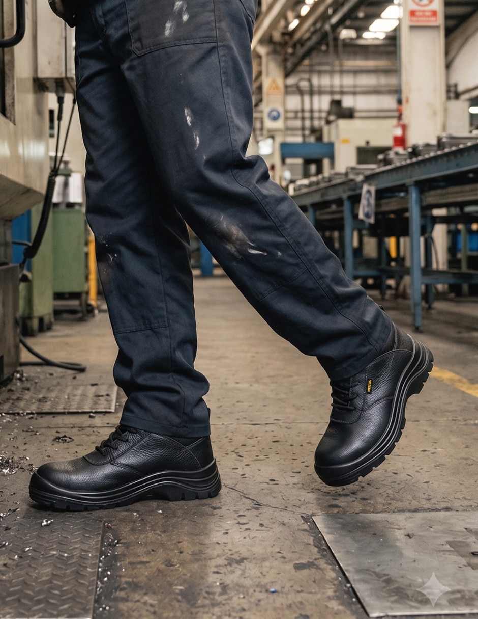 Bota industrial de piel 4