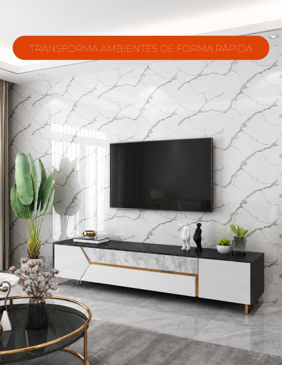 Panel decorativo para hogar e interior lavable rectangular 5