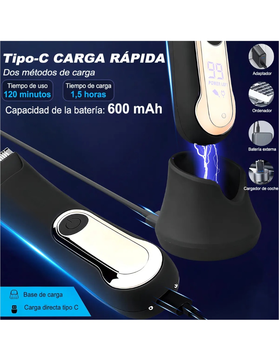 Recortadora para cabello, barba y cuerpo 3